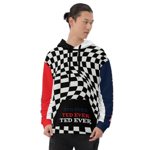 Ted Ever Checker Flag Unisex Hoodie
