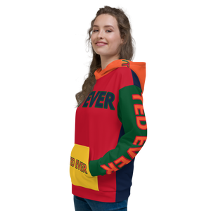 Ted Ever Multi Color Unisex Hoodie