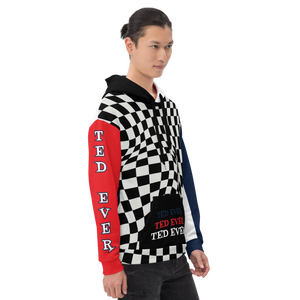 Ted Ever Checker Flag Unisex Hoodie