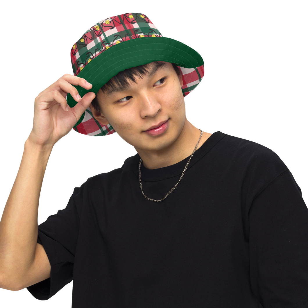 Custom Vos Logo Reversible Bucket Hat