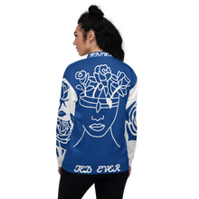 A Blue Rose Unisex Bomber Jacket