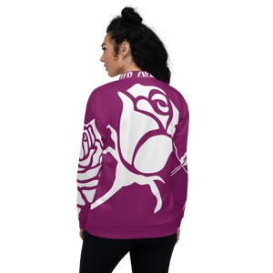 Purple Rose Ted Ever Unisex Bomber Jacket