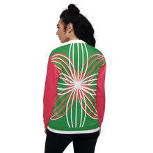 Ted Ever Custom Abstract Flower Unisex Bomber Jacket