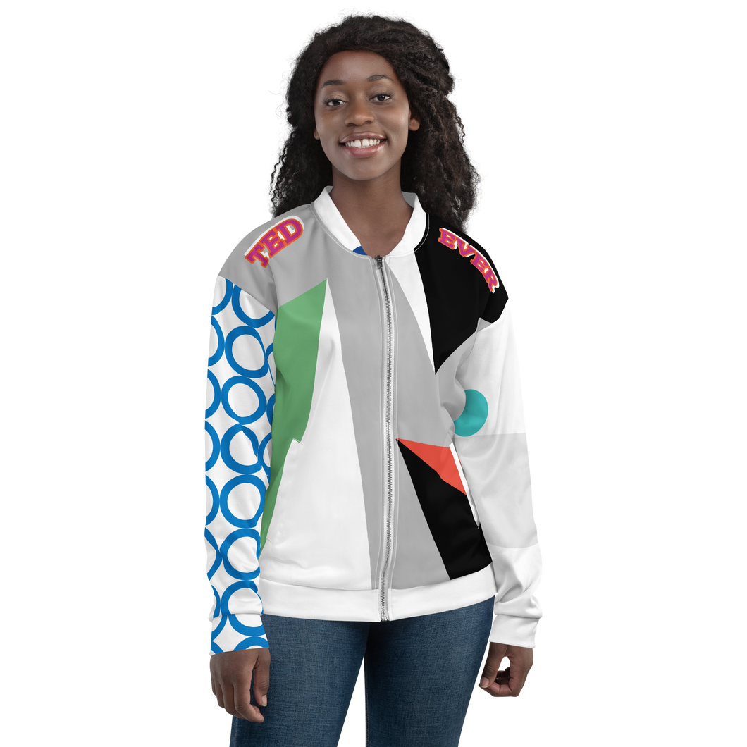 Ted Ever Abstract Unisex Bomber Jacket