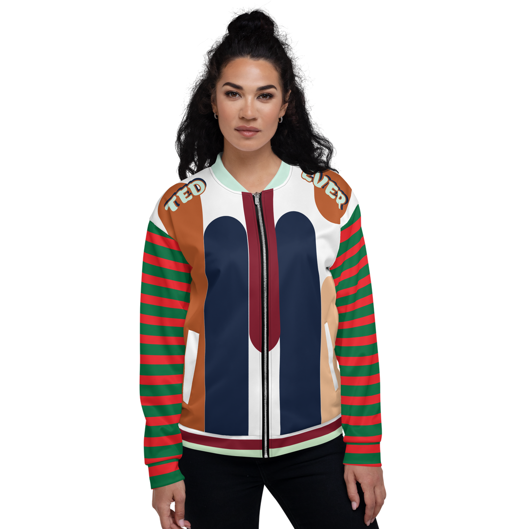 Ted Ever Abstract Unisex Bomber Jacket