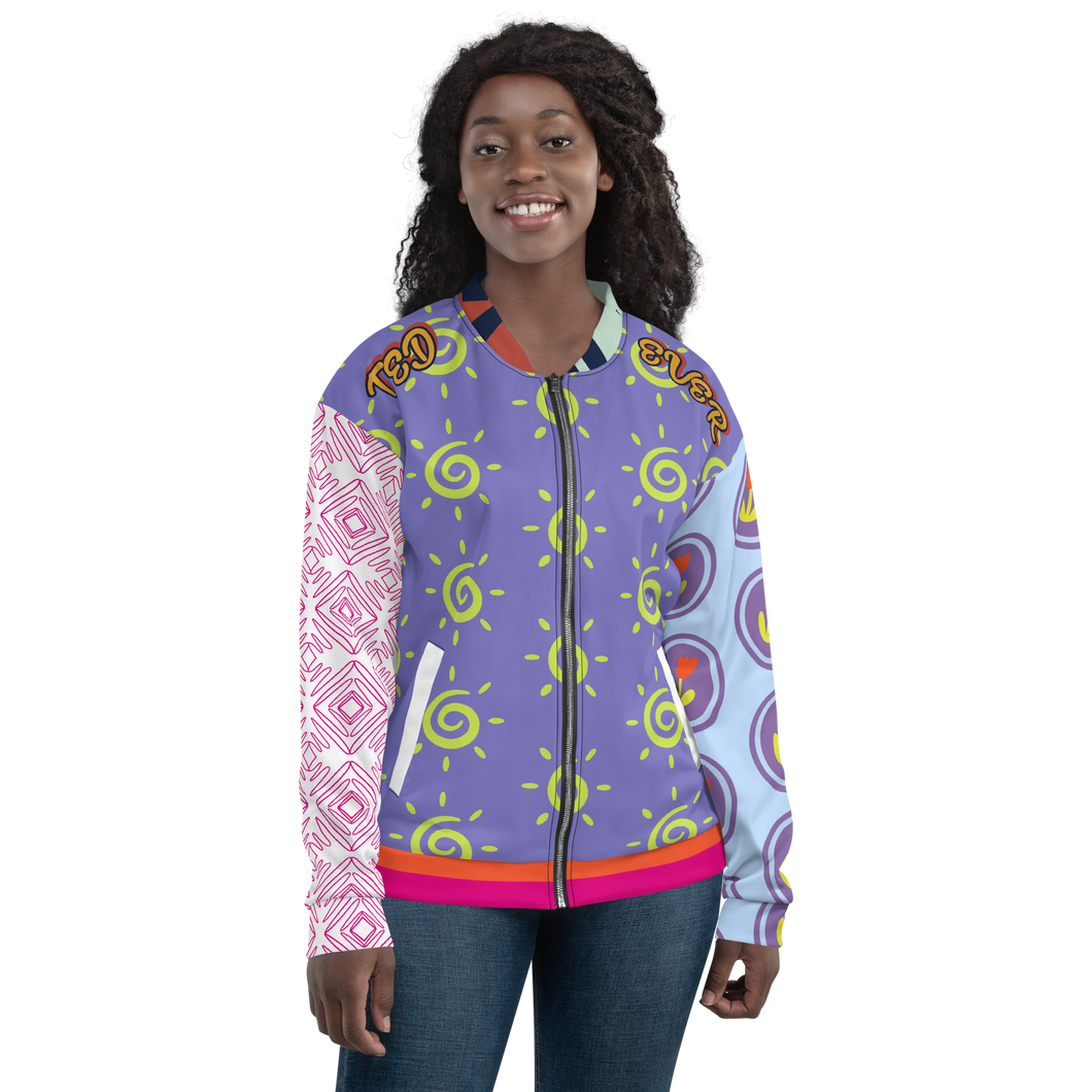 Ted Ever Abstract Unisex Bomber Jacket