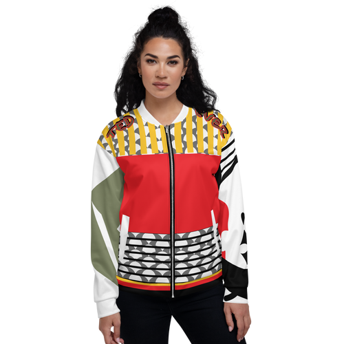 Ted Ever Abstract Unisex Bomber Jacket
