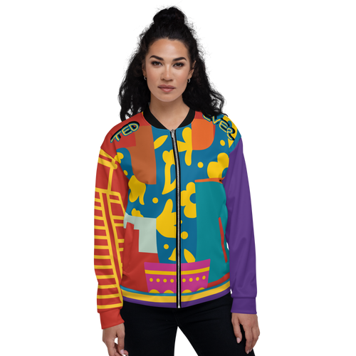 Ted Ever Abstract Unisex Bomber Jacket