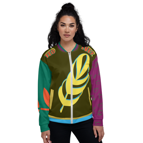 Ted Ever Abstract Unisex Bomber Jacket