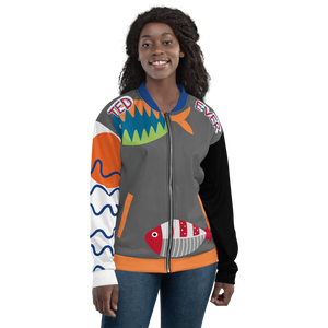 Ted Ever Abstract Unisex Bomber Jacket
