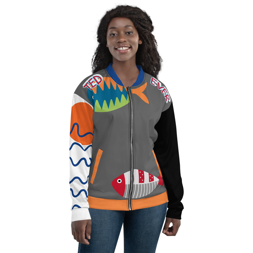 Ted Ever Abstract Unisex Bomber Jacket