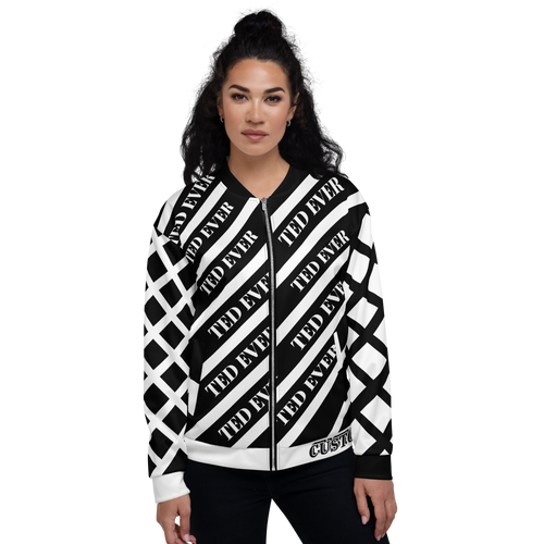 Ted Ever Pin Stripe Unisex Bomber Jacket