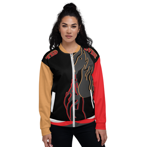 Ted Ever Intellectual Horsepower Unisex Bomber Jacket