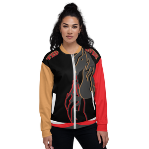 Ted Ever Intellectual Horsepower Unisex Bomber Jacket