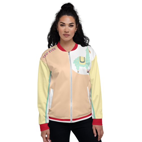 Ted Ever Custom Llama Toe Unisex Bomber Jacket