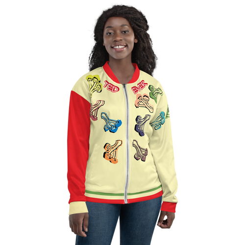 Ted Ever Custom Mush Lush Unisex Bomber Jacket
