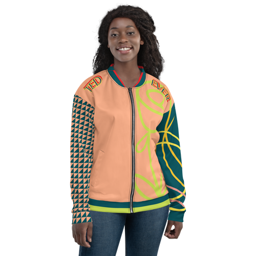 Ted Ever Custom Abstract Unisex Bomber Jacket
