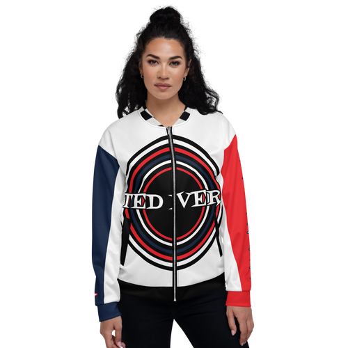 Ted Ever Checker Flag Unisex Bomber Jacket