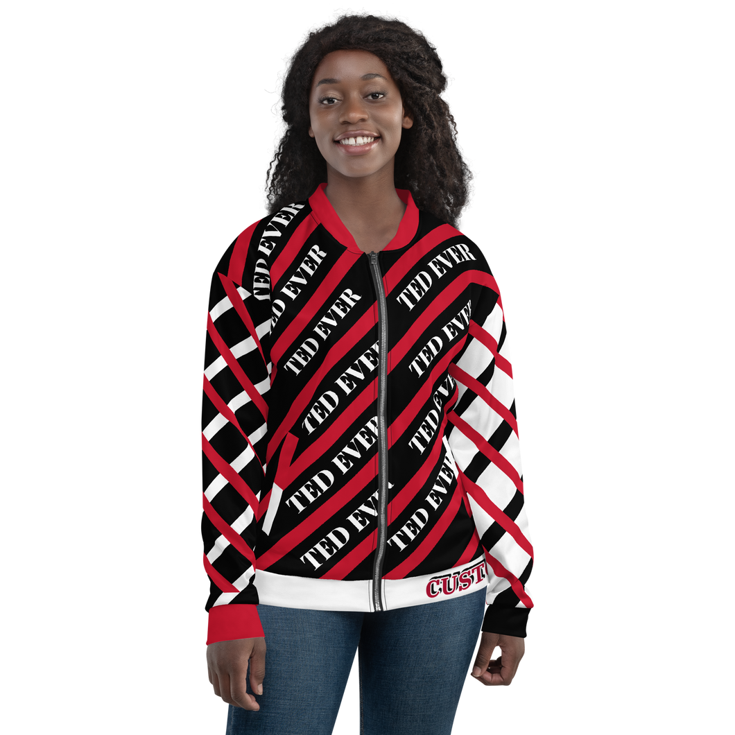 Ted Ever Red, Black, White Bomber Jacket