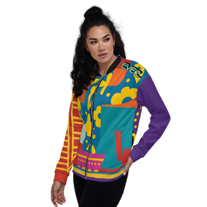 Ted Ever Abstract Unisex Bomber Jacket