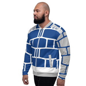 Ted Ever Royal Brick Unisex Bomber Jacket