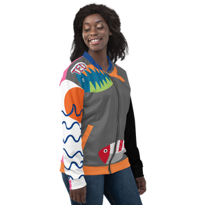 Ted Ever Abstract Unisex Bomber Jacket