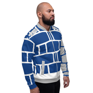 Ted Ever Royal Brick Unisex Bomber Jacket