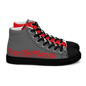 Ted Ever Beautiful Women High Top Canvas Shoes