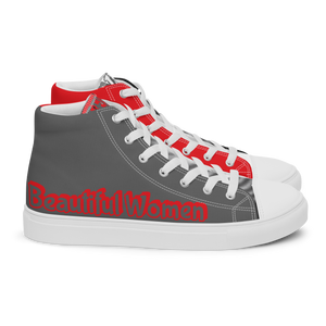 Ted Ever Beautiful Women High Top Canvas Shoes